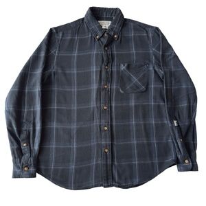 Carhartt x Adam Kimmel Men's Button down Flannel Shirt Plaid cotton size Medium